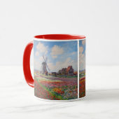 Claude Monet - Tulpenfeld in Holland Tasse (Vorderseite Links)