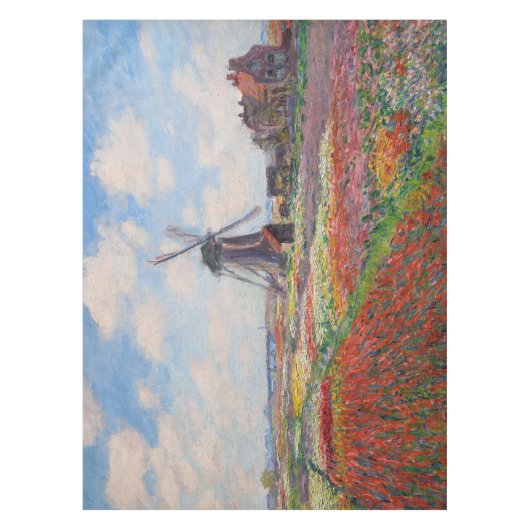 Claude Monet - Tulpenfeld in Holland Tischdecke (Vorderseite)