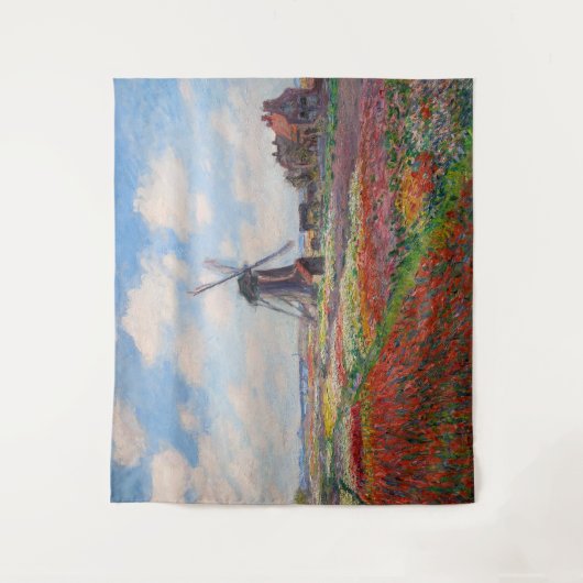 Claude Monet - Tulpenfeld in Holland Wandteppich (Vorderseite)