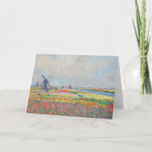 Claude Monet - Tulpenfelder in der Nähe von Den Ha Karte