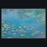 Claude Monet Turquoise Decoupage Water Lilly Seidenpapier<br><div class="desc">Claude Monet Turquoise Decoupage Water Lilly</div>