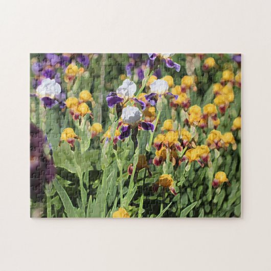 Claude Monet Typ Stilgarten Iris Puzzle (Horizontal)