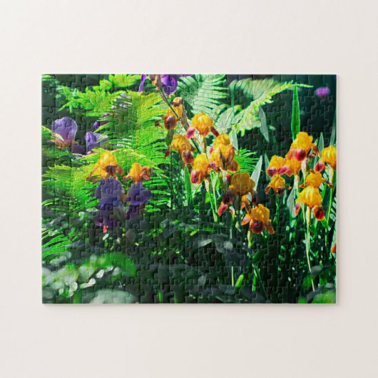 Claude Monet Typ Stilgarten Iris Puzzle (Horizontal)