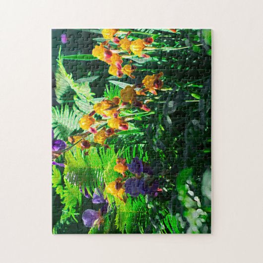 Claude Monet Typ Stilgarten Iris Puzzle (Vertikal)