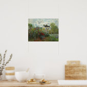 Claude Monet über den argentinischen Künstlergarte Poster (Küche)