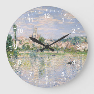 Claude Monet   V�theuil im Sommer Große Wanduhr