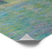 Claude Monet - Venedig, Palazzo Dario Poster (Ecke)