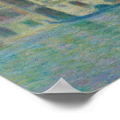 Claude Monet - Venedig, Palazzo Dario Poster (Ecke)