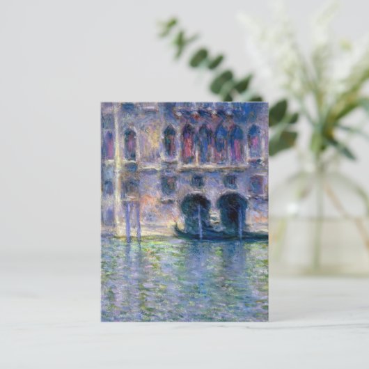 Claude Monet Venice Postkarte (Stehend Vorderseite)