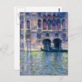 Claude Monet Venice Postkarte (Vorne/Hinten)