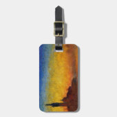 Claude Monet // Venice Twilight Gepäckanhänger (Vorderseite vertikal)