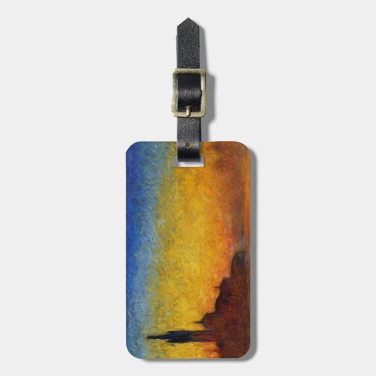 Claude Monet // Venice Twilight Gepäckanhänger (Vorderseite vertikal)