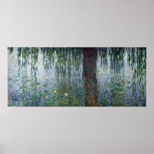 Claude Monet | VERLASSEN WASSERLILIEN Poster (Vorne)