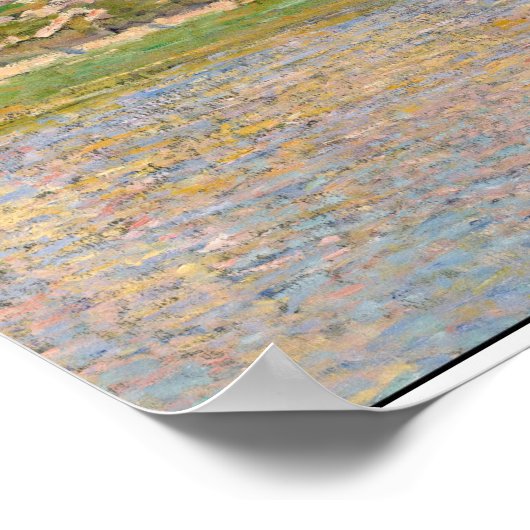 Claude Monet - Vetheuil Poster (Ecke)