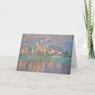 Claude Monet - Vetheuil, Sonnenuntergang Karte