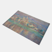 Claude Monet - Vetheuil, Sunset Fußmatte (Schrägansicht)