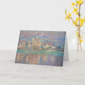 Claude Monet - Vetheuil, Sunset Karte (Gelbe Blume)