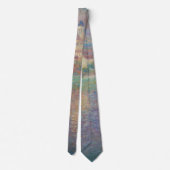 Claude Monet - Vetheuil, Sunset Krawatte (Rückseite)