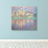 Claude Monet - Vetheuil, Sunset Leinwanddruck (Insitu (Holzboden))