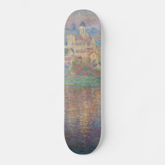 Claude Monet - Vetheuil, Sunset Skateboard (Vorderseite)