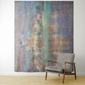 Claude Monet - Vetheuil, Sunset Wandteppich (Beispiel)