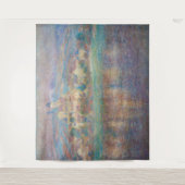 Claude Monet - Vetheuil, Sunset Wandteppich (Vorderseite)