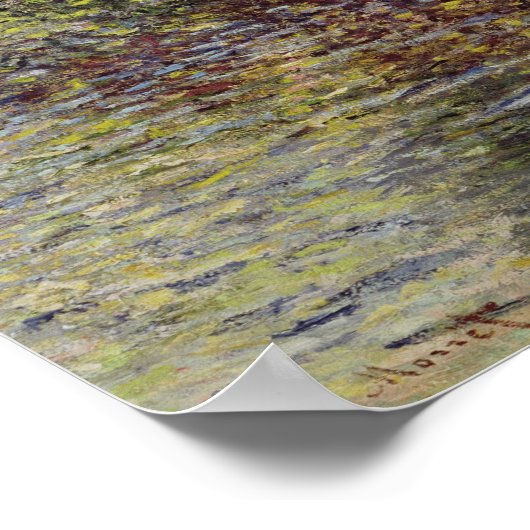 Claude Monet | Vetheuil, View from Lavacourt, 1879 Poster (Ecke)