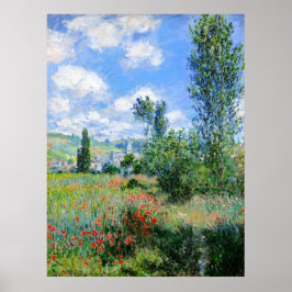 Claude Monet, View of Vé theuil, 1880 Poster