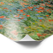 Claude Monet View von Vétheuil Fotodruck (Ecke)