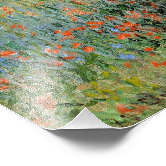 Claude Monet View von Vétheuil Fotodruck (Ecke)