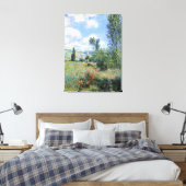 Claude Monet View von Vétheuil Leinwanddruck (Insitu (Schlafzimmer))
