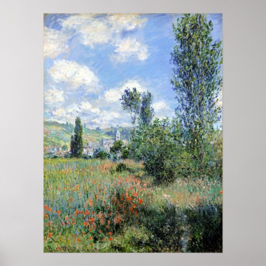 Claude Monet View von Vétheuil Poster (Vorne)