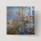Claude Monet - Villas in Bordighera Button (Vorderseite)