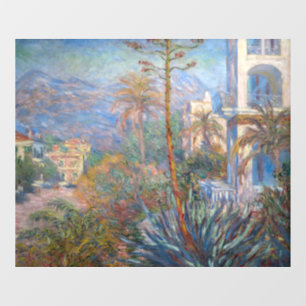 Claude Monet - Villas in Bordighera Fensteraufkleber