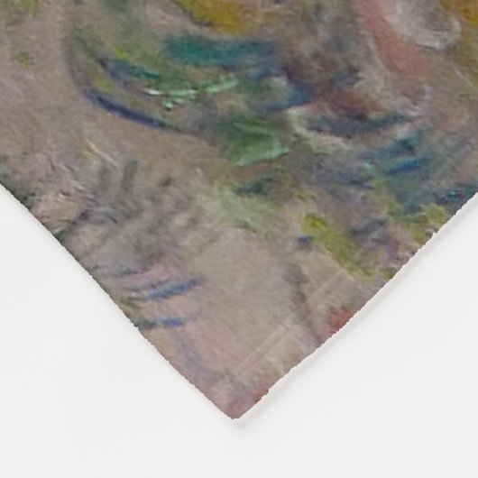 Claude Monet - Villas in Bordighera Fleecedecke (Ecke)