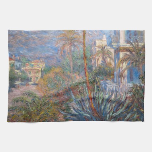 Claude Monet - Villas in Bordighera Geschirrtuch (Horizontal)