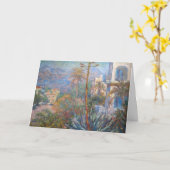 Claude Monet - Villas in Bordighera Karte (Gelbe Blume)