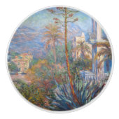 Claude Monet - Villas in Bordighera Keramikknauf (Vorderseite)