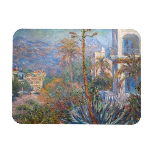 Claude Monet - Villas in Bordighera Magnet (Horizontal)