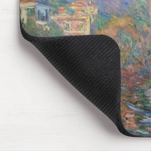 Claude Monet - Villas in Bordighera Mousepad (Ecke)