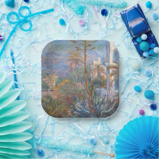 Claude Monet - Villas in Bordighera Pappteller (Party)