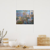 Claude Monet - Villas in Bordighera Poster (Küche)