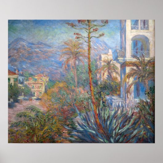 Claude Monet - Villas in Bordighera Poster (Vorne)