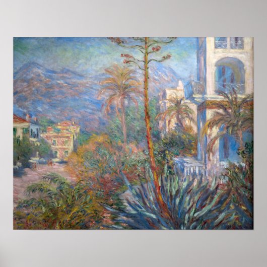 Claude Monet - Villas in Bordighera Poster (Vorne)