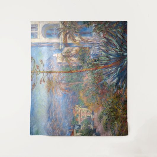 Claude Monet - Villas in Bordighera Wandteppich (Vorderseite)