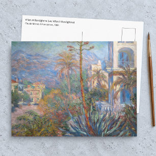 Claude Monet - Villen in Bordighera Postkarte