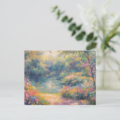 Claude Monet Vintag Postcard Postkarte (Stehend Vorderseite)