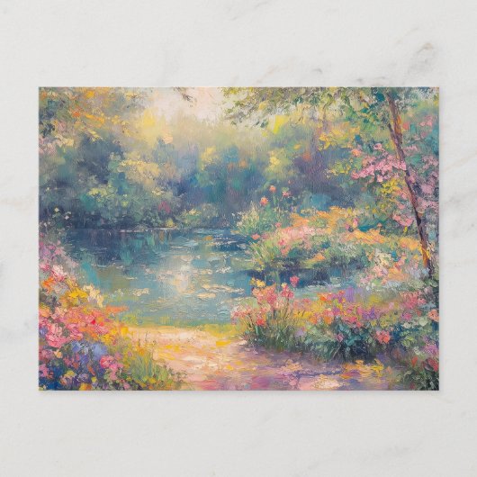 Claude Monet Vintag Postcard Postkarte (Vorderseite)