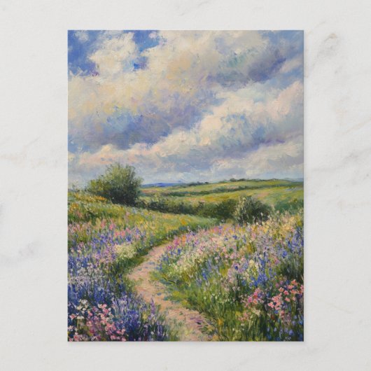 Claude Monet Vintag Postcard Postkarte (Vorderseite)