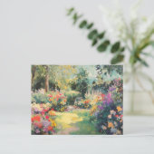 Claude Monet Vintag Postcard Postkarte (Stehend Vorderseite)